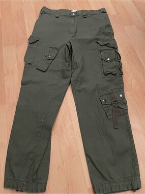 Urban Outfitters Men's BDG Olive Khaki Cargo Pants Size 34